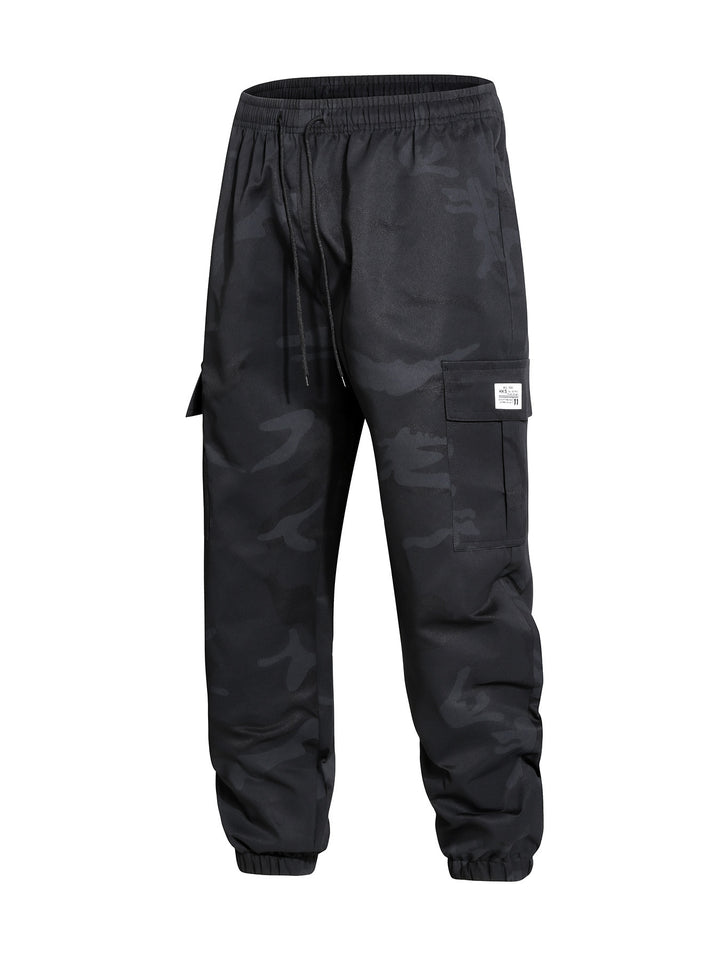 Herren Moderne Cargohose im Camouflage-Design Drune