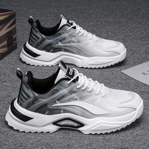 Damen Sportliche Lauf- und Freizeitsneaker mit atmungsaktiver Mesh-Konstruktion Drune