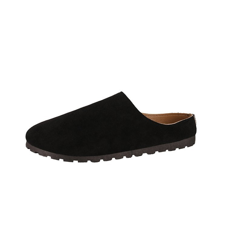 Damen Casual Wildleder Clogs mit Komfort-Fußbett Drune