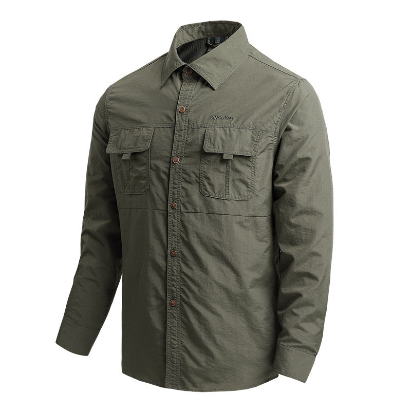 Herren Funktionales Outdoor-Hemd Drune