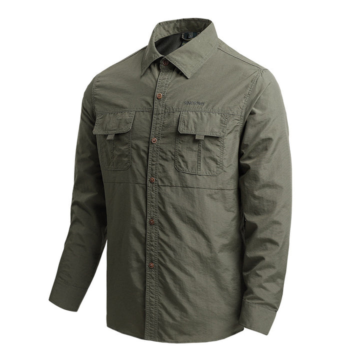 Herren Funktionales Outdoor-Hemd Drune