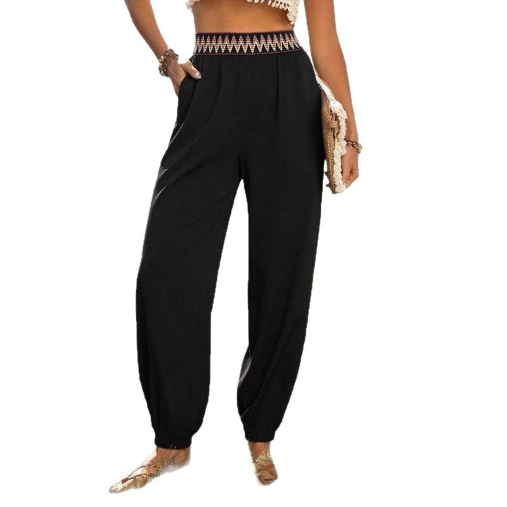 Damen Komfortable Freizeithose mit hohem Bund Drune