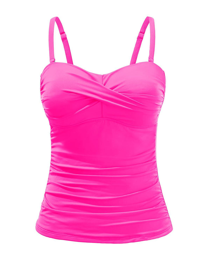 Damen Tankini mit raffiniertem Wickeldesign Drune