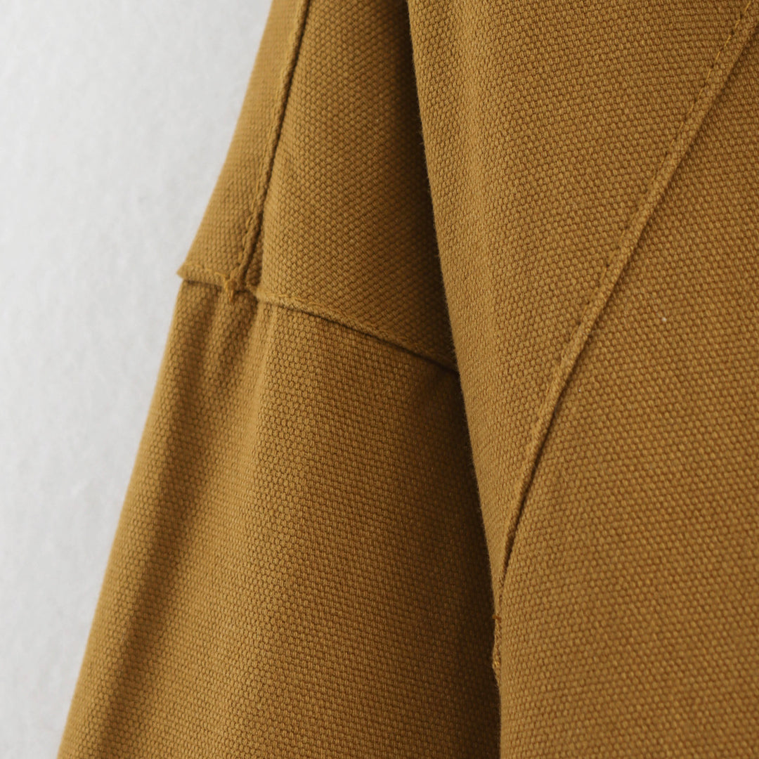 Damen lässige Übergangsjacke mit voluminösem Kragen und praktischen Taschen Drune