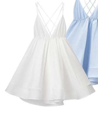 Damen Maxikleid mit geflochtenem Rückenausschnitt Drune
