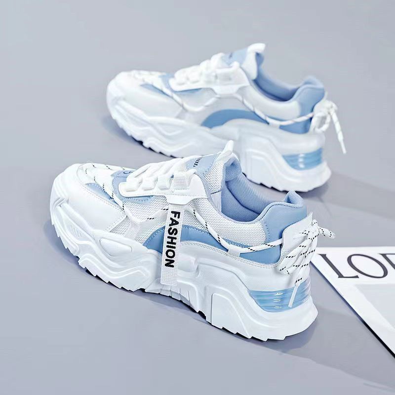Damen Sportliche Sneakers mit atmungsaktiver Mesh-Oberfläche und stark gedämpfter Sohle Drune