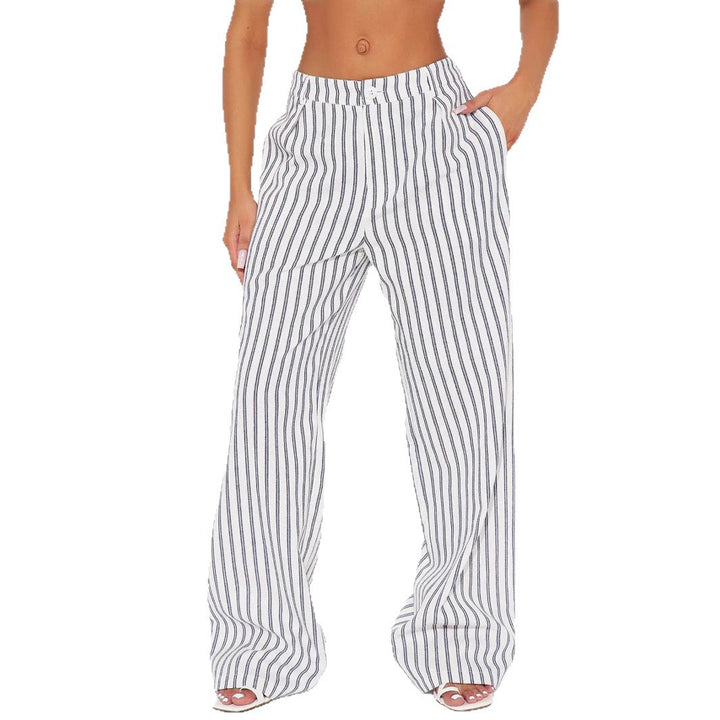 Damen Leichte und luftige Streifenhose Drune