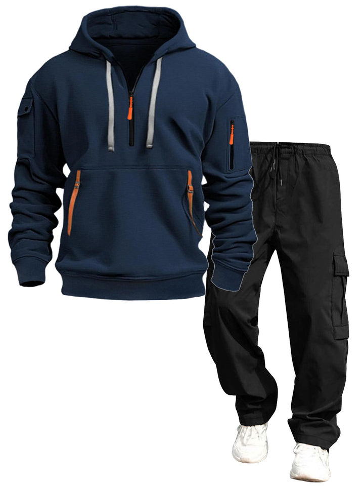 Herren lässiger Kapuzenpullover und Jogginghose Drune