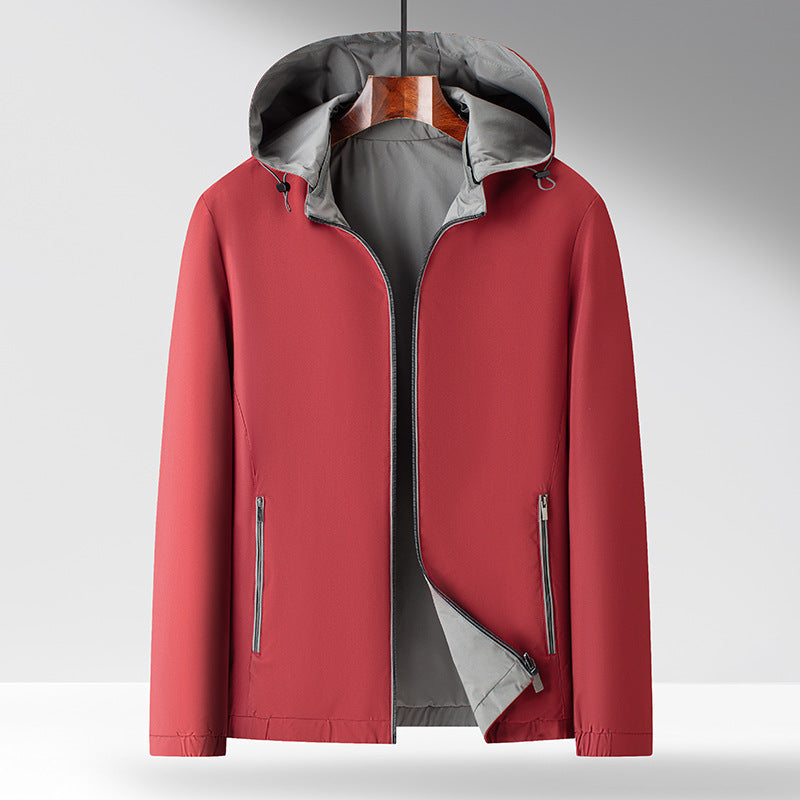 Herren Funktionsjacke mit hohem Kragen und praktischen Reißverschlusstaschen Drune