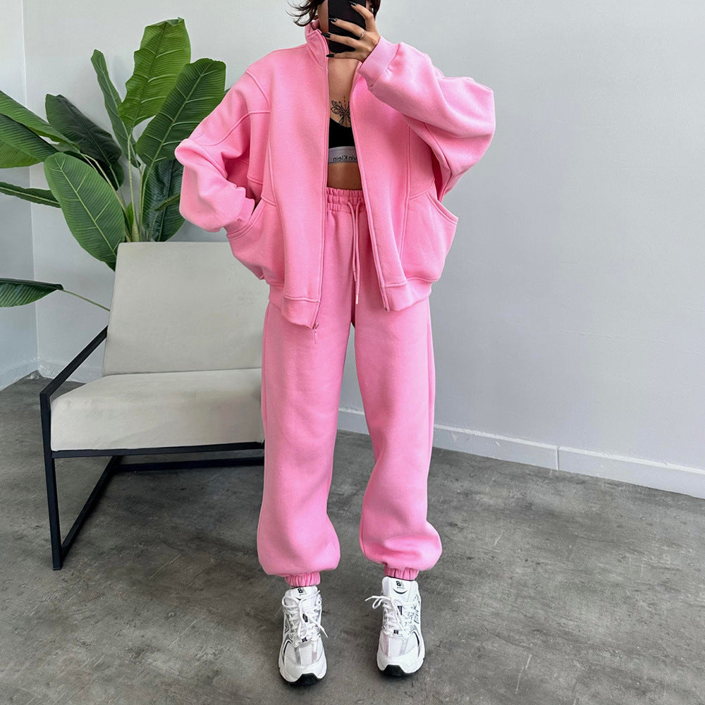 Damen sportliches Loungewear-Set mit hoher Qualität und lässigem Schnitt Drune