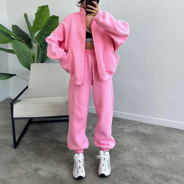 Damen sportliches Loungewear-Set mit hoher Qualität und lässigem Schnitt Drune
