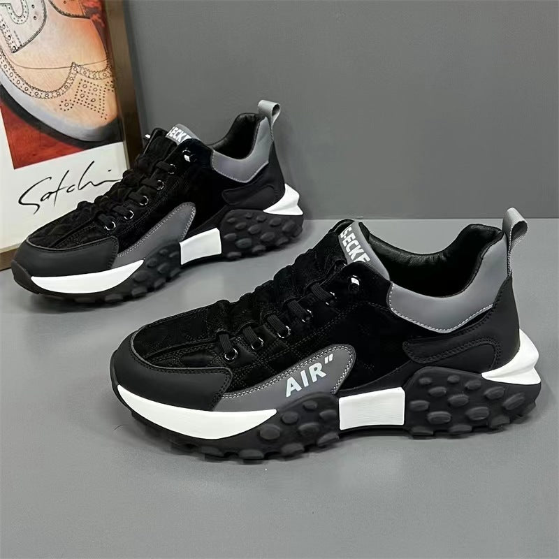 Damen Leichtgewicht Dämpfung Sport Sneakers mit strukturiertem Außensohle Drune
