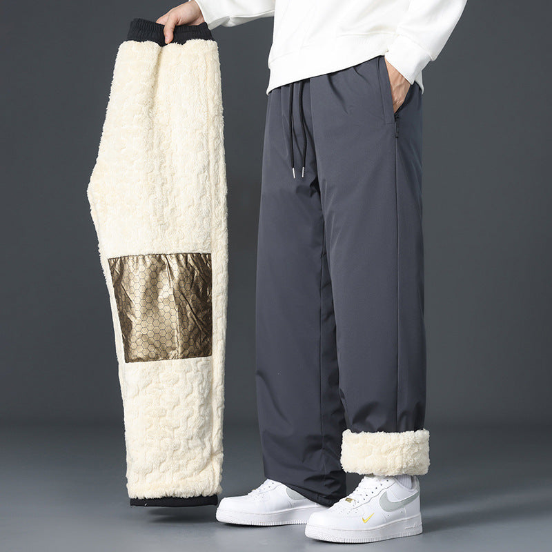 Herren Winterliche Sporthose mit Fleece-Futter