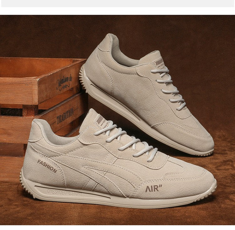 Damen Modische Sneakers mit hochwertiger Veloursleder-Oberfläche und rutschfester Sohle Drune