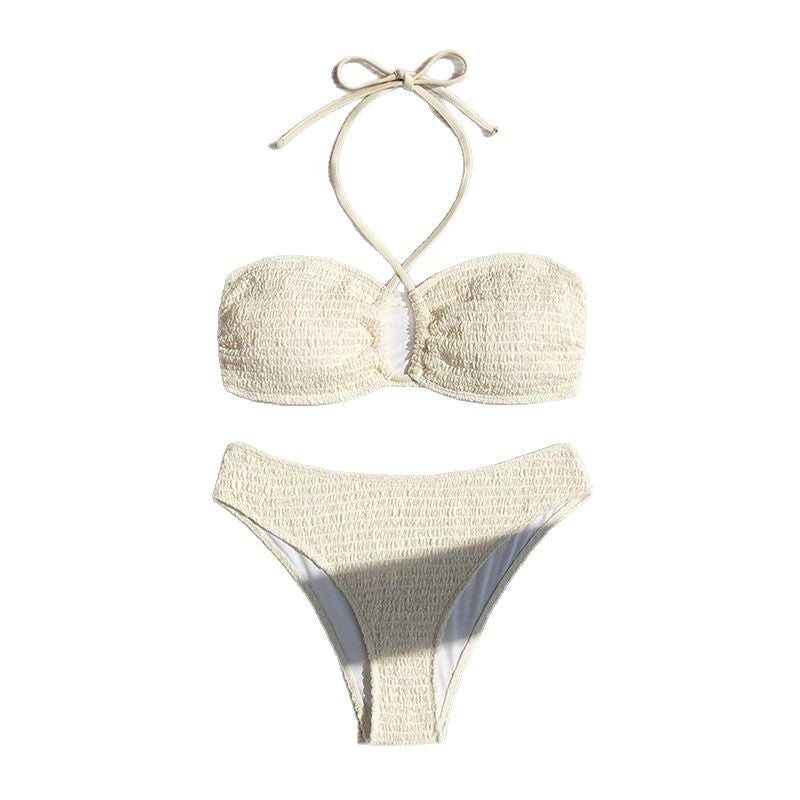 Damen Bikini-Set mit sportlichem Oberteil und verstellbarem Höschen Drune