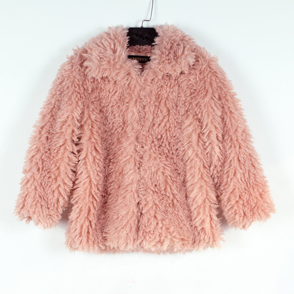 Damen Kuschelige und voluminöse Teddyjacke Drune