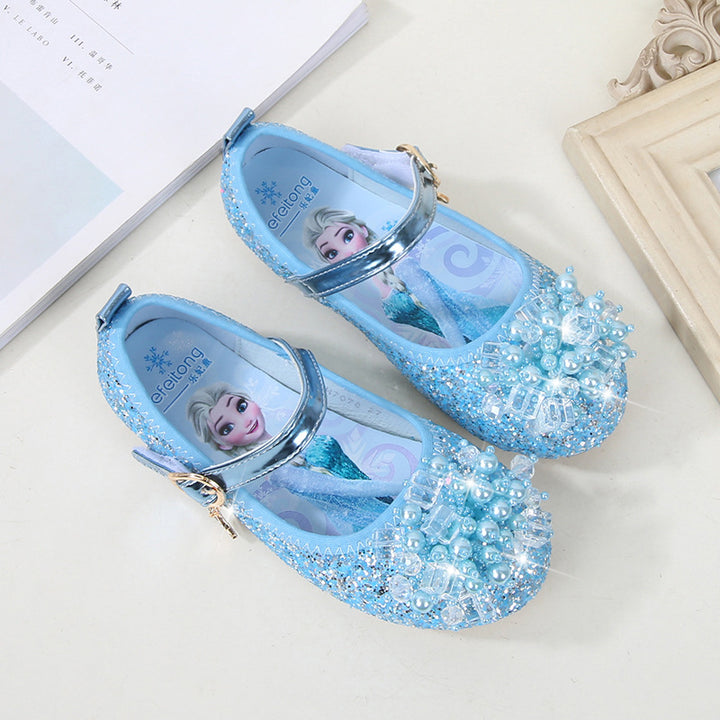 Mädchen Ballerina Schuhe mit funkelnden Perlenapplikationen Drune