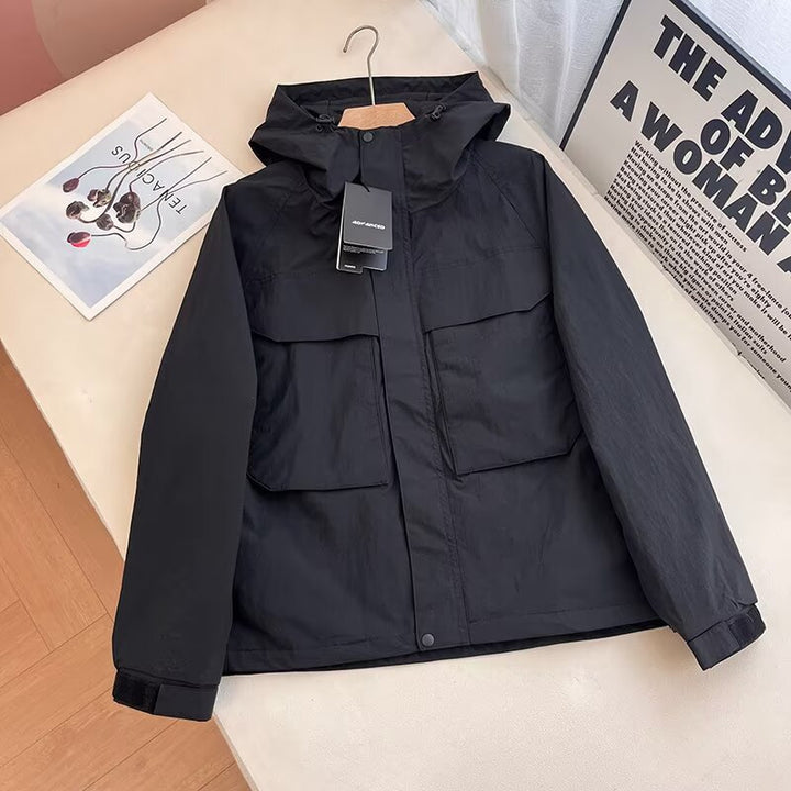 Damen funktionale Outdoor-Jacke mit praktischen Taschen Drune