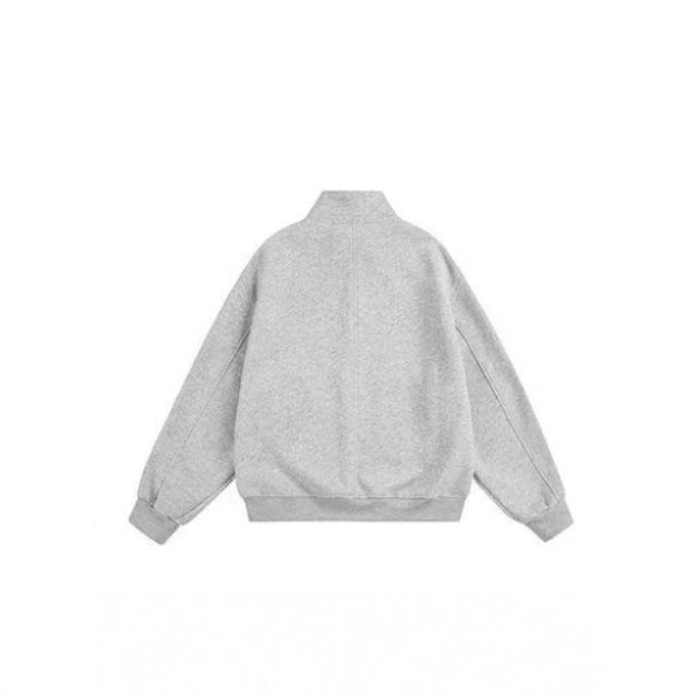 Damen Sportlicher Stehkragenpullover Drune