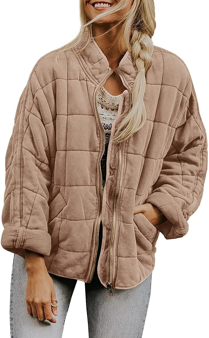 Damen Übergroße Steppjacke Drune