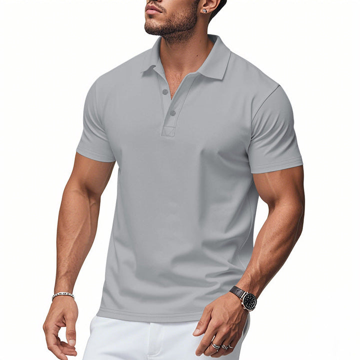 Herren Polohemd mit modernem Schnelltrocknungsstoff und eleganter Passform Drune