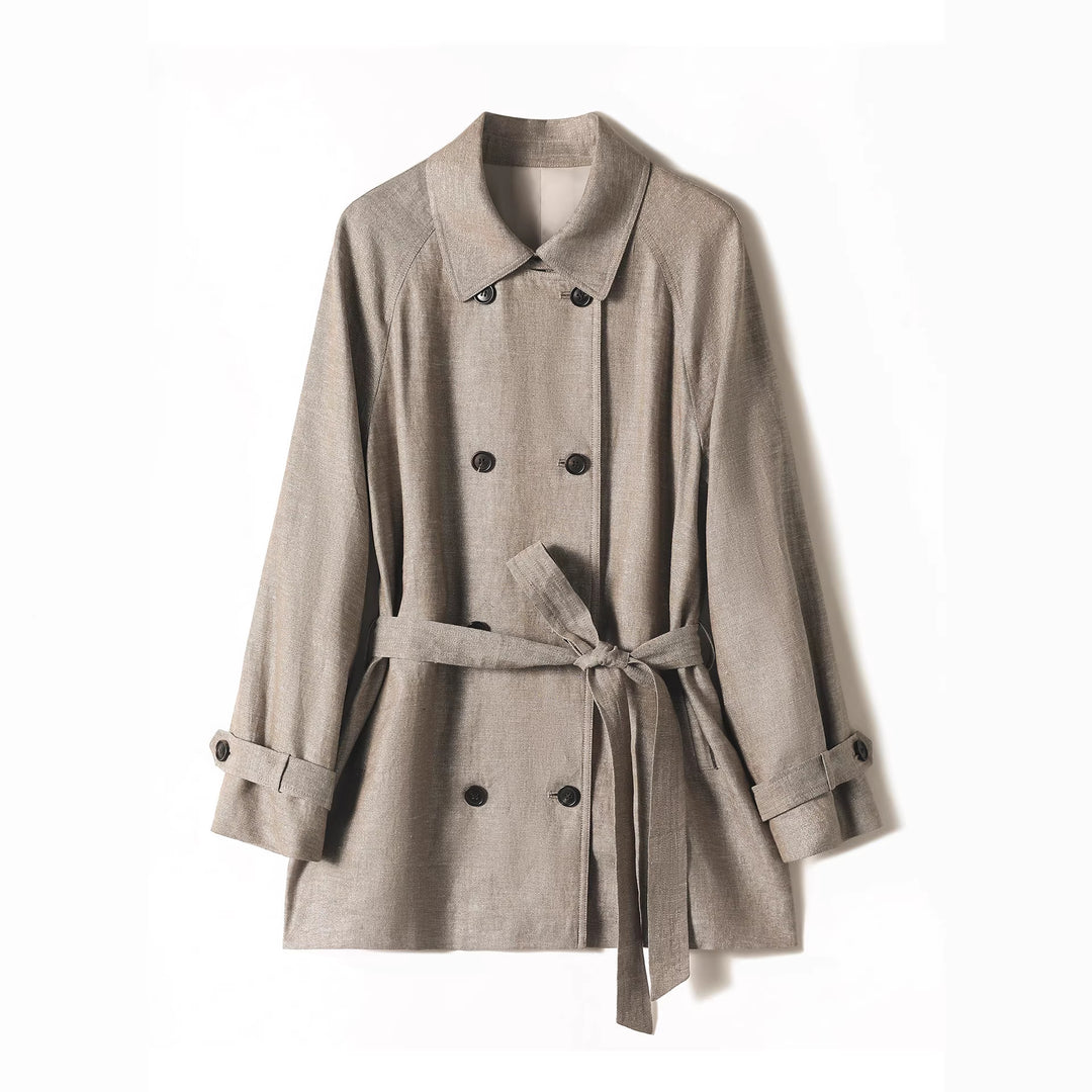 Damen Elegante und zeitlose Trenchjacke Drune
