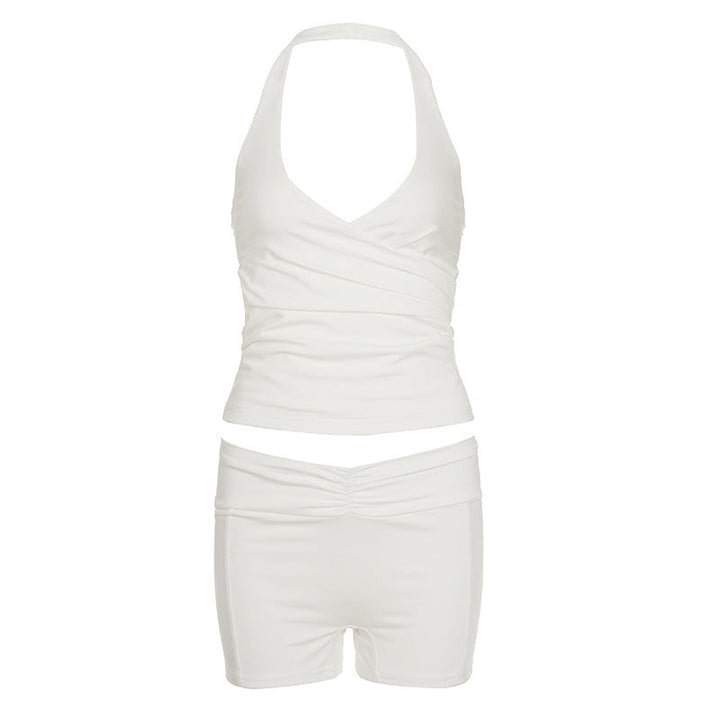 Damen sportliches Bikini-Set mit stylischem Schnitt und verstellbaren Trägern Drune