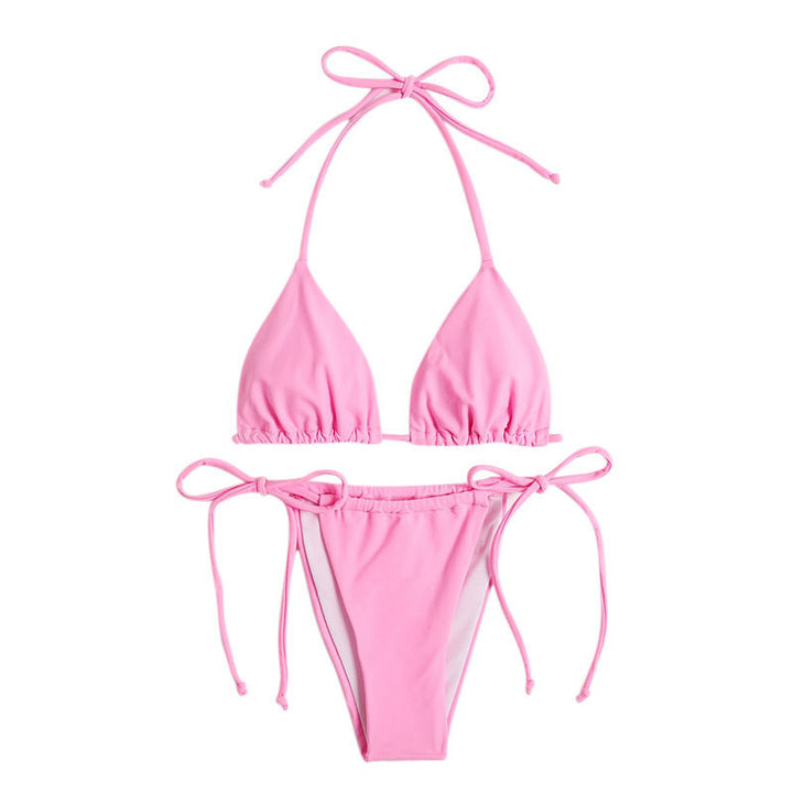 Damen Triangel-Bikini mit raffinierten Knotendetails Drune