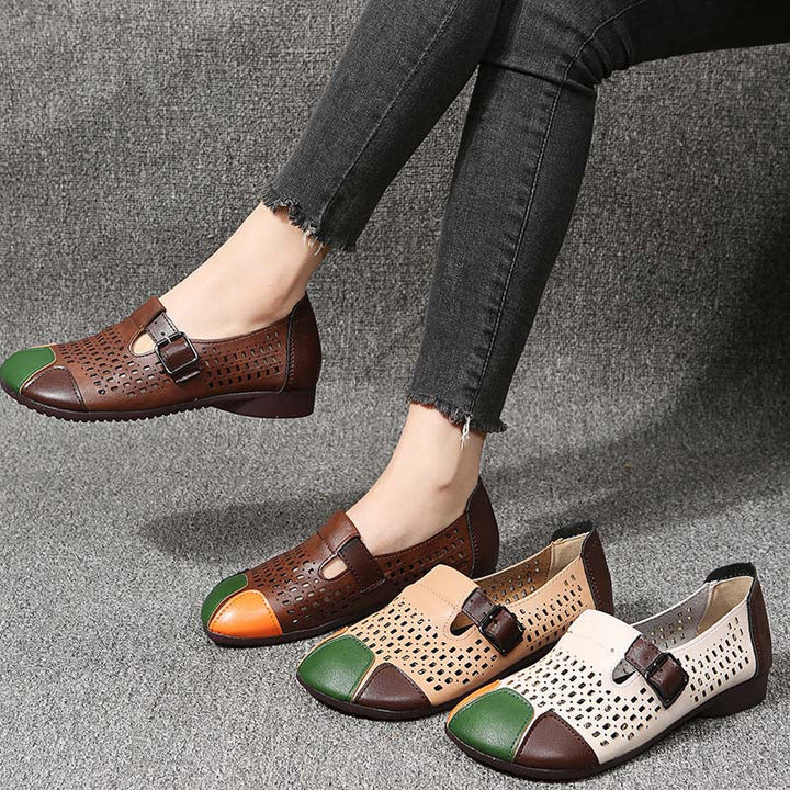 Luftige Damensandalen mit Schnalle – Zoë Drune