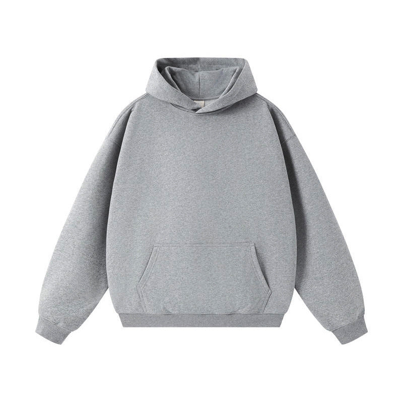 Unisex Oversize-Kapuzenpullover mit Kängurutasche und Raglanärmeln Drune