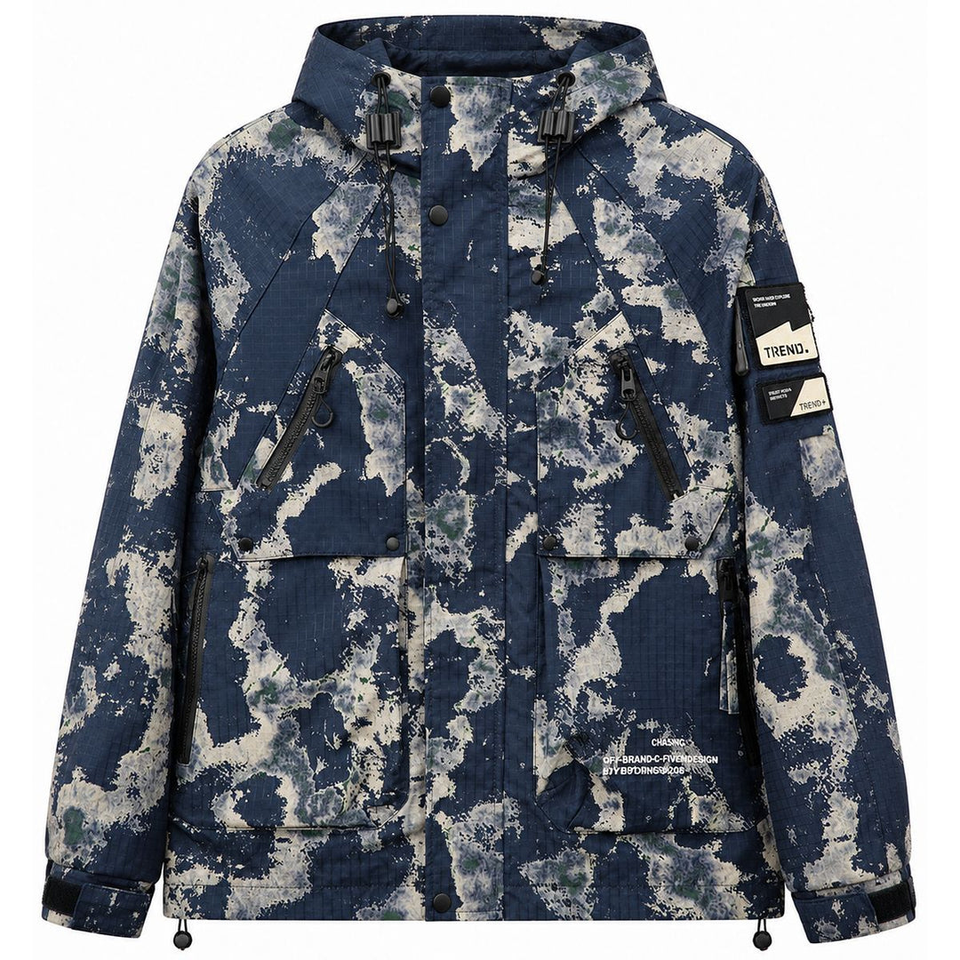 Herren Multifunktionale Outdoor-Jacke mit Kapuze Drune