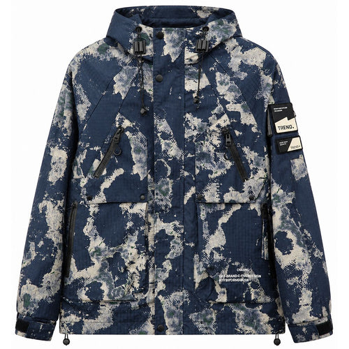 Herren Multifunktionale Outdoor-Jacke mit Kapuze Drune