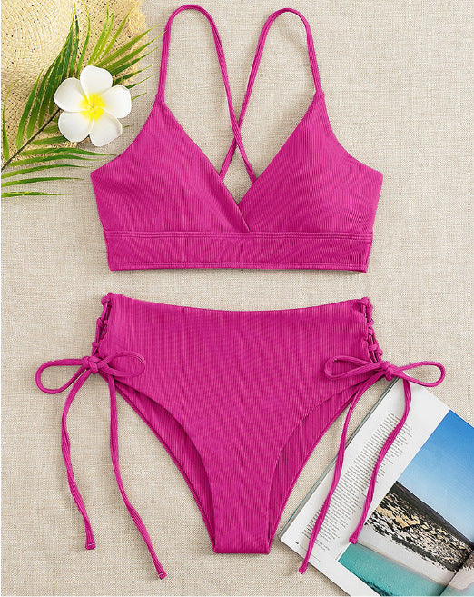 Damen Triangel-Bikini mit raffinierten Kordeldetails Drune