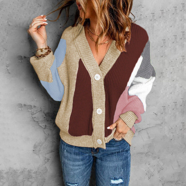 Drune | Strick in Kontrastierender Farbe
