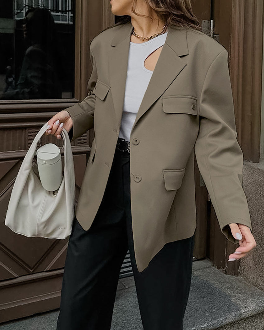 Drune | Loose Fit Vier Taschen Design Blazer