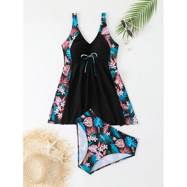 Damen Strandkleid Badeanzug Drune