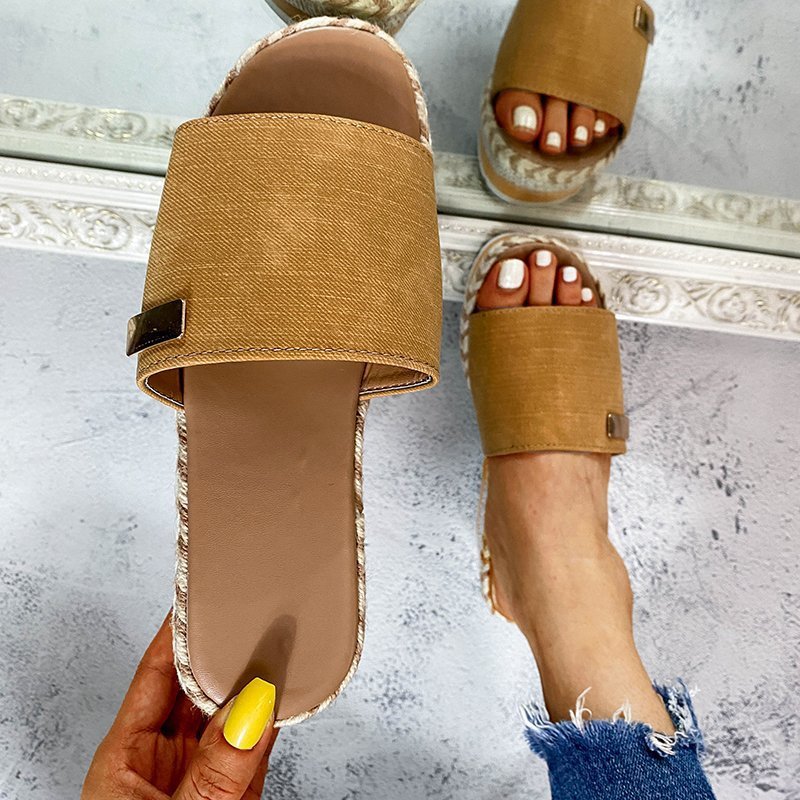 Damen Komfortable Keil-Sandalen Drune