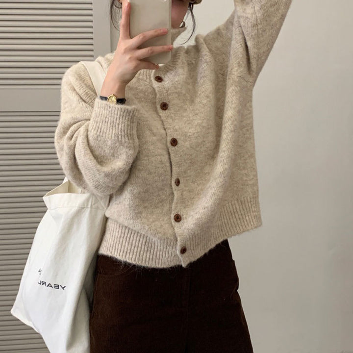 Damen kuscheliger Strickpullover Drune