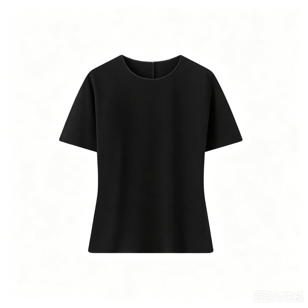 Damen Weite Satinhose mit hoher Taille und fließender Wide‑Leg‑Silhouette Drune