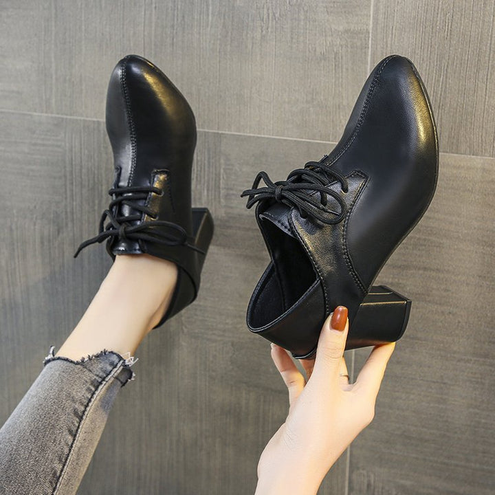 Damen Schnürschuhe mit Blockabsatz und modischem Design Drune