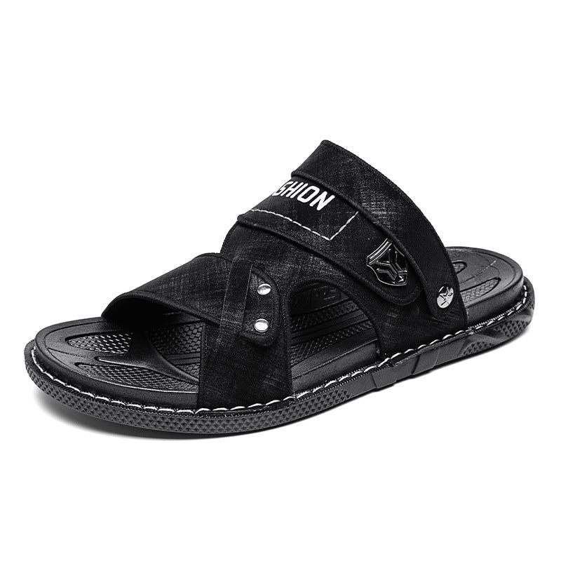 Damen Sportliche Badesandalen mit ergonomischem Klettverschluss und rutschfester Sohle Drune