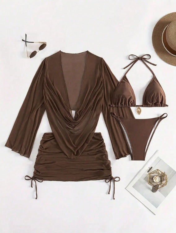 Damen Bikini-Set mit elegantem Wickeloberteil Drune