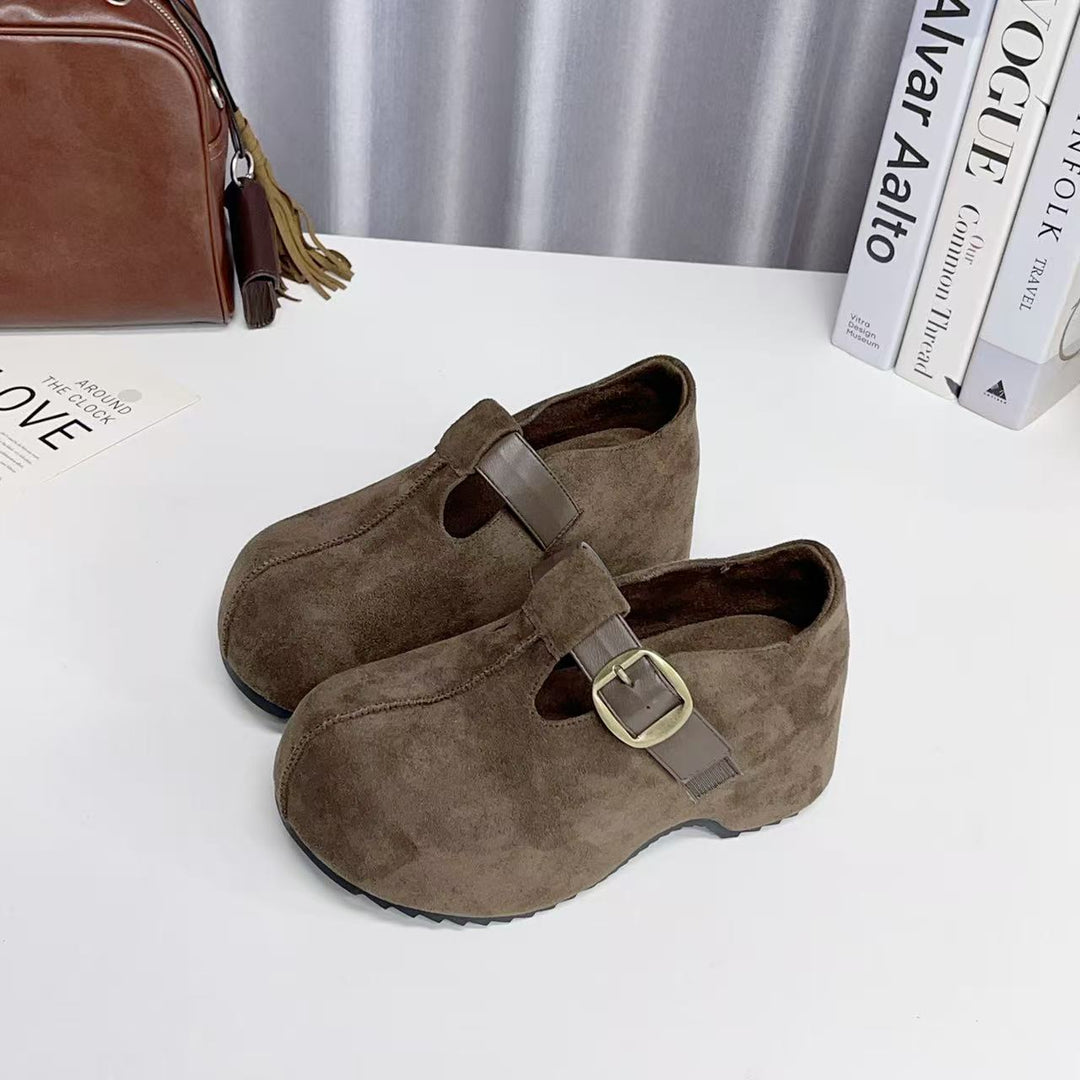 Damen Komfortable und elegante Clogs mit Schnallen-Detail Drune