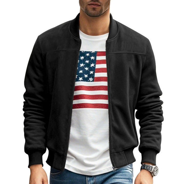 Herren Bomberjacke mit modernem Schnitt und praktischen Taschen Drune