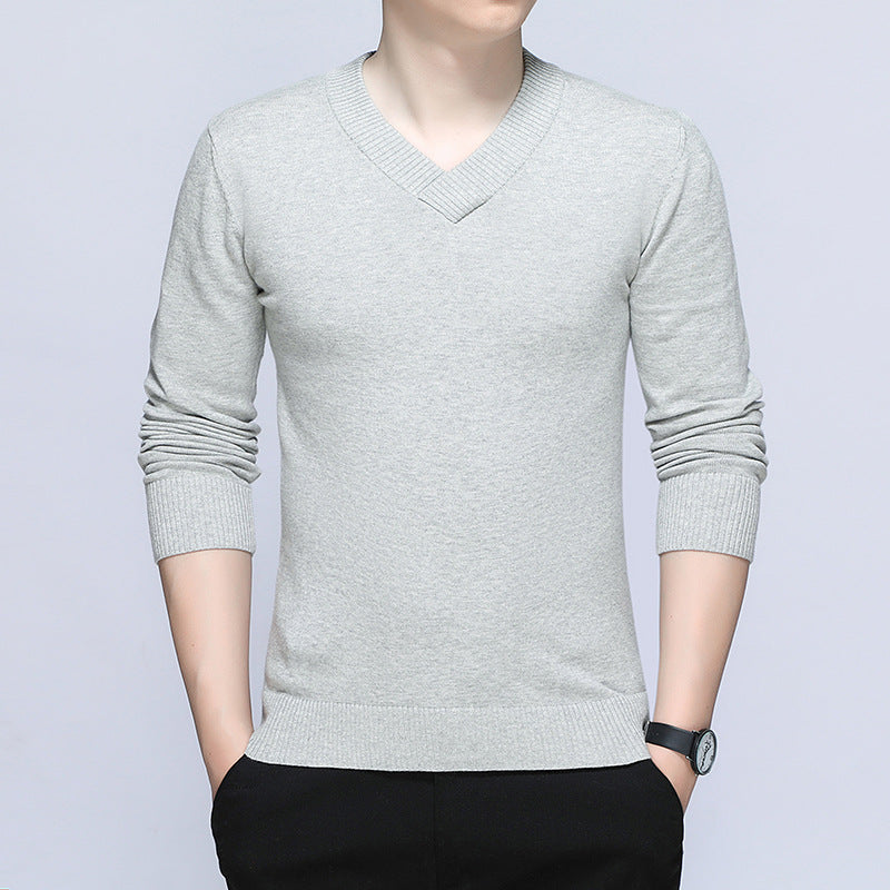 Herren Eleganter V-Ausschnitt Pullover Drune