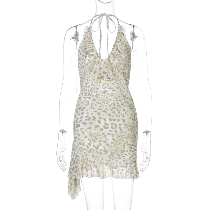 Damen Verspieltes Sommerkleid mit Raffungen und asymmetrischem Saum Drune