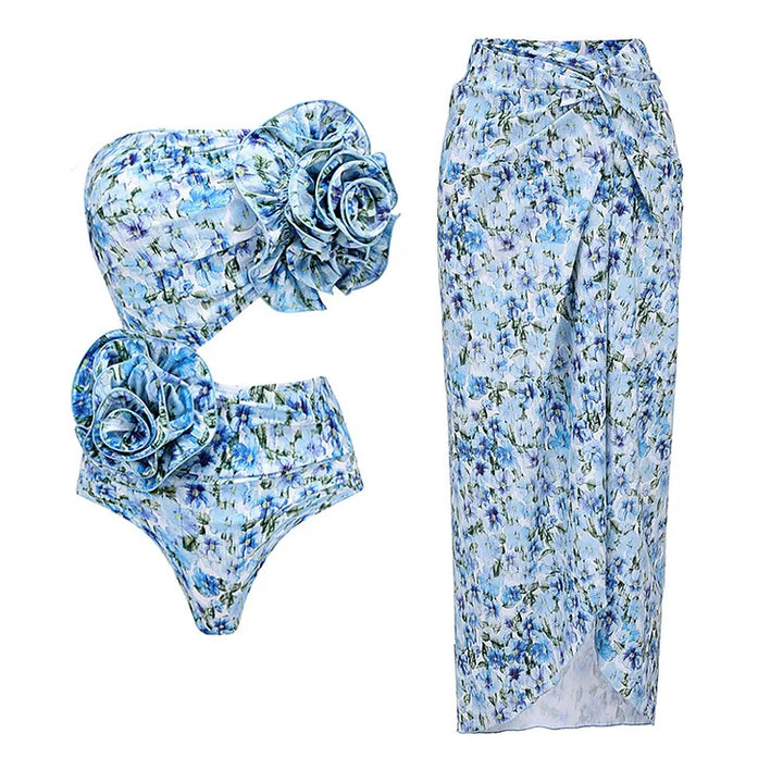 Damen Badeanzug mit bezauberndem Cut-Out-Design und überschnittenem Ausschnitt Drune