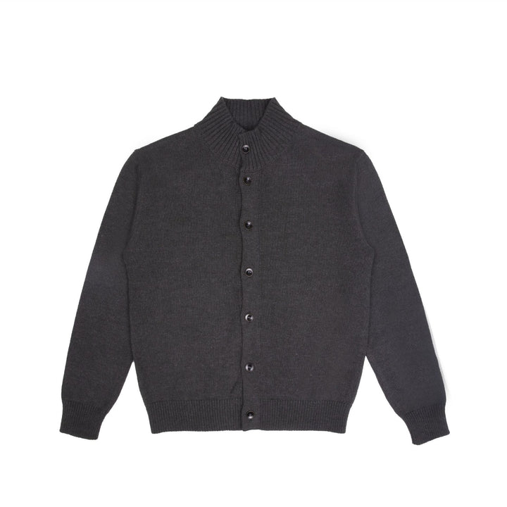 Herren Stilvolle Strickjacke mit Knopfleiste Drune
