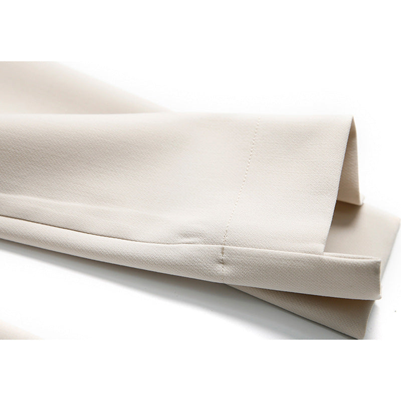 Damen Elegante und bequeme Hochtaillierte Anzughose mit Gürtel Drune