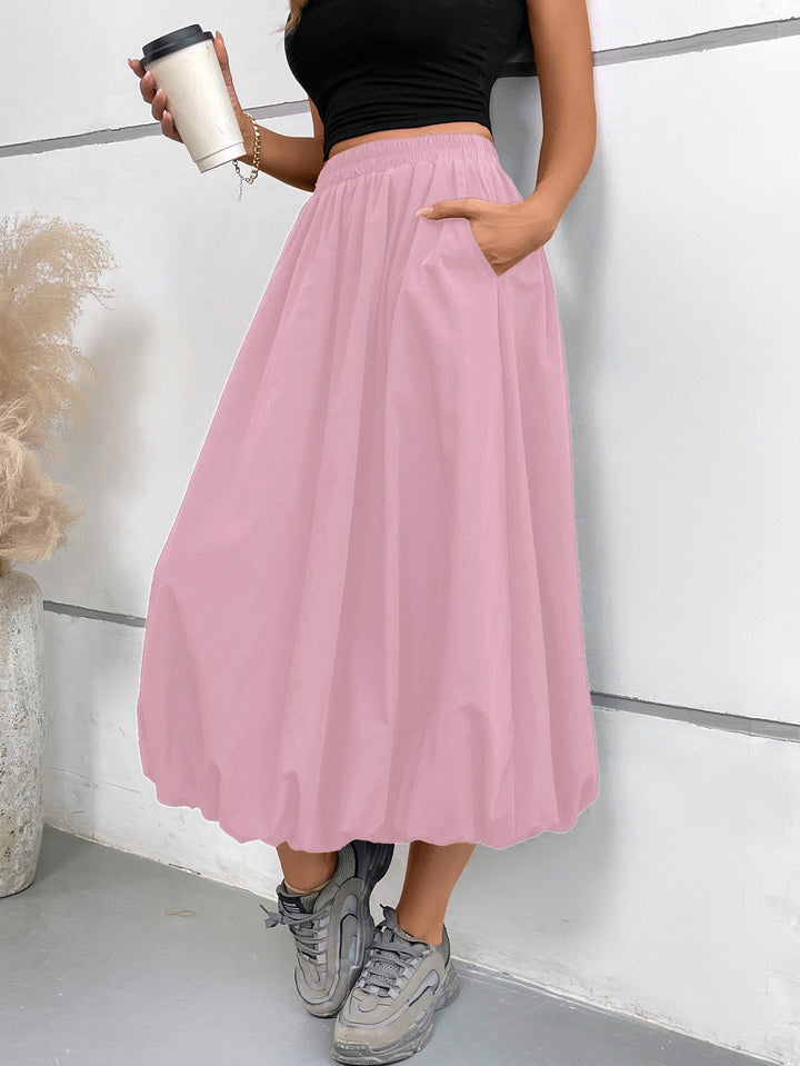 Damen luftiger Midirock Drune